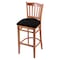 Holland Bar Stool Co 30" Bar Stool, Medium Finish, Black Vinyl Seat 312030MedBlkVinyl - alternate 1